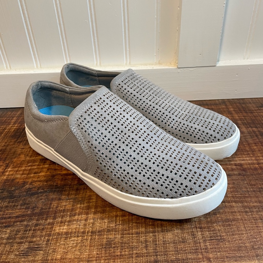 Dr. Scholl’s Women’s Perforated Suede Slip-On Shoes